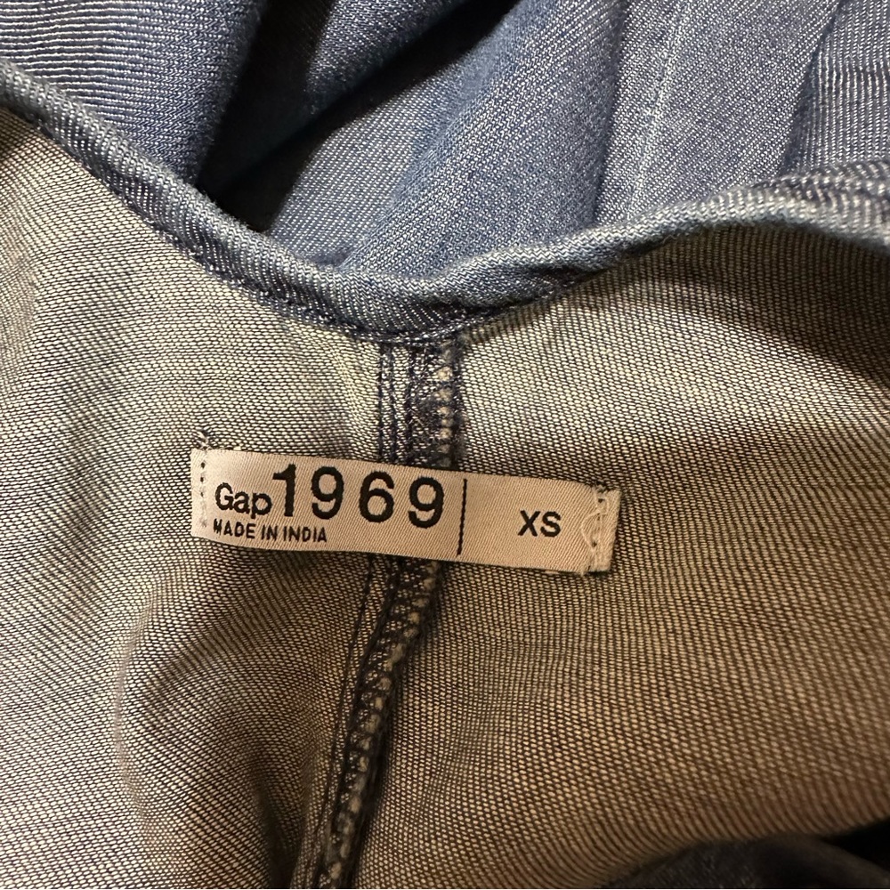 Gap Denim Ruffle Tank - Size XS - Picture 5 of 5